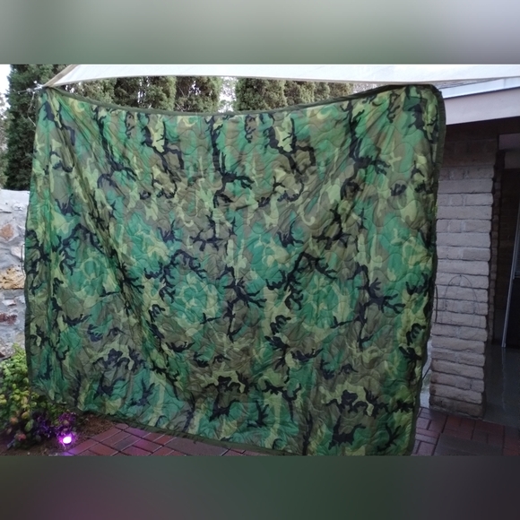 USGI wet weather poncho liner woobie M81 woodland - Picture 3 of 3